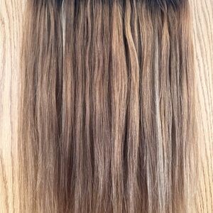 Hand tied light brown Hair Extensions